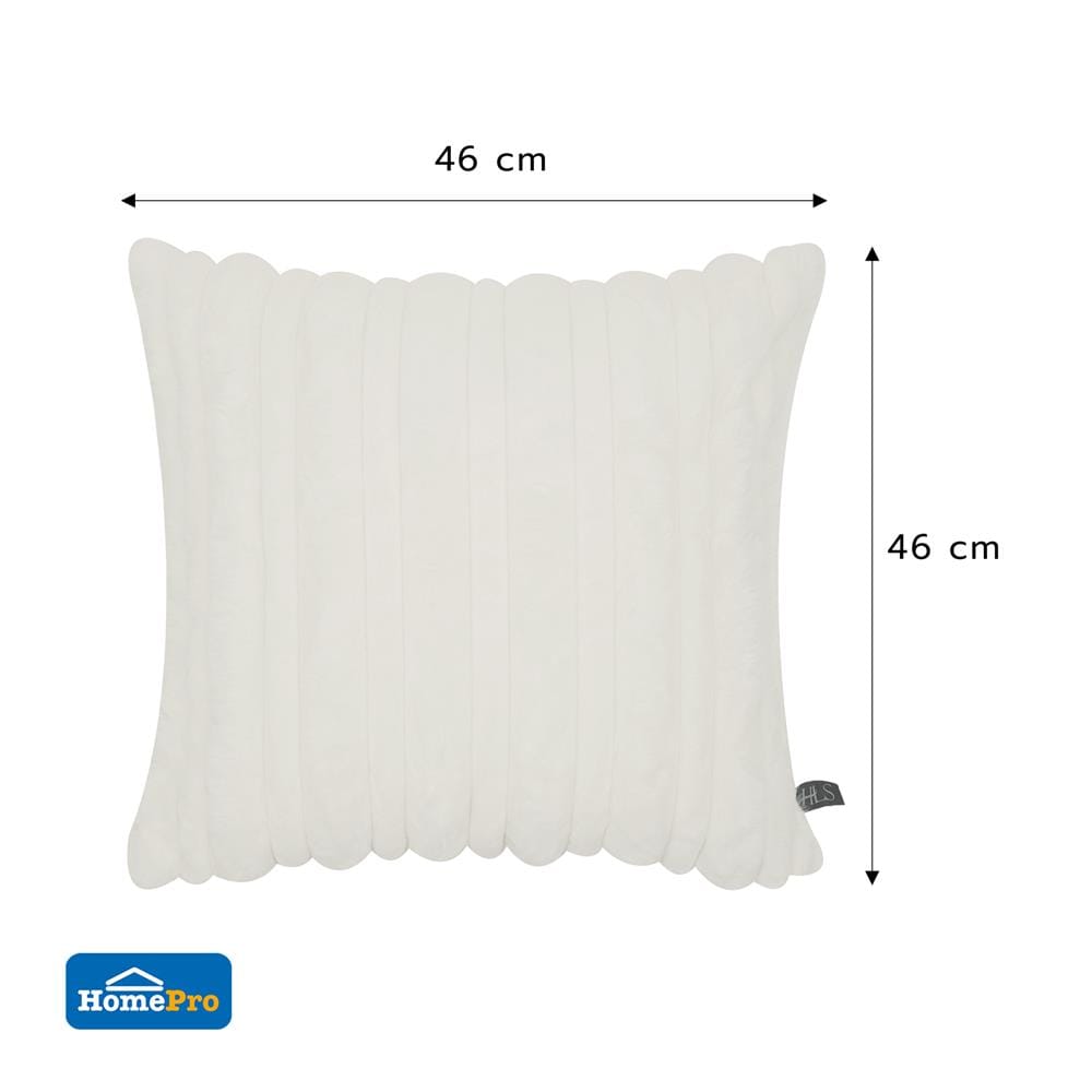 ปลอกหมอนอิง HOME LIVING STYLE GLORY 18x18 นิ้ว สีครีม