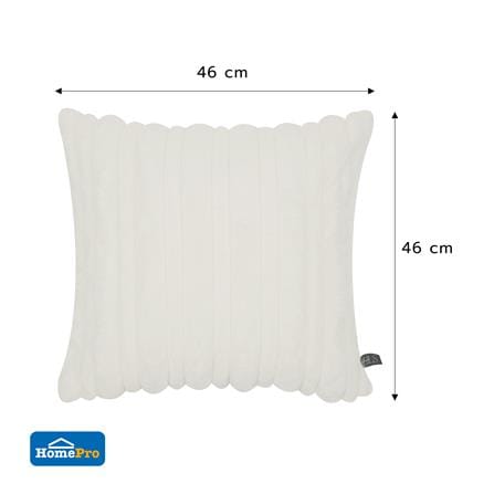 ปลอกหมอนอิง HOME LIVING STYLE GLORY 18x18 นิ้ว สีครีม_5
