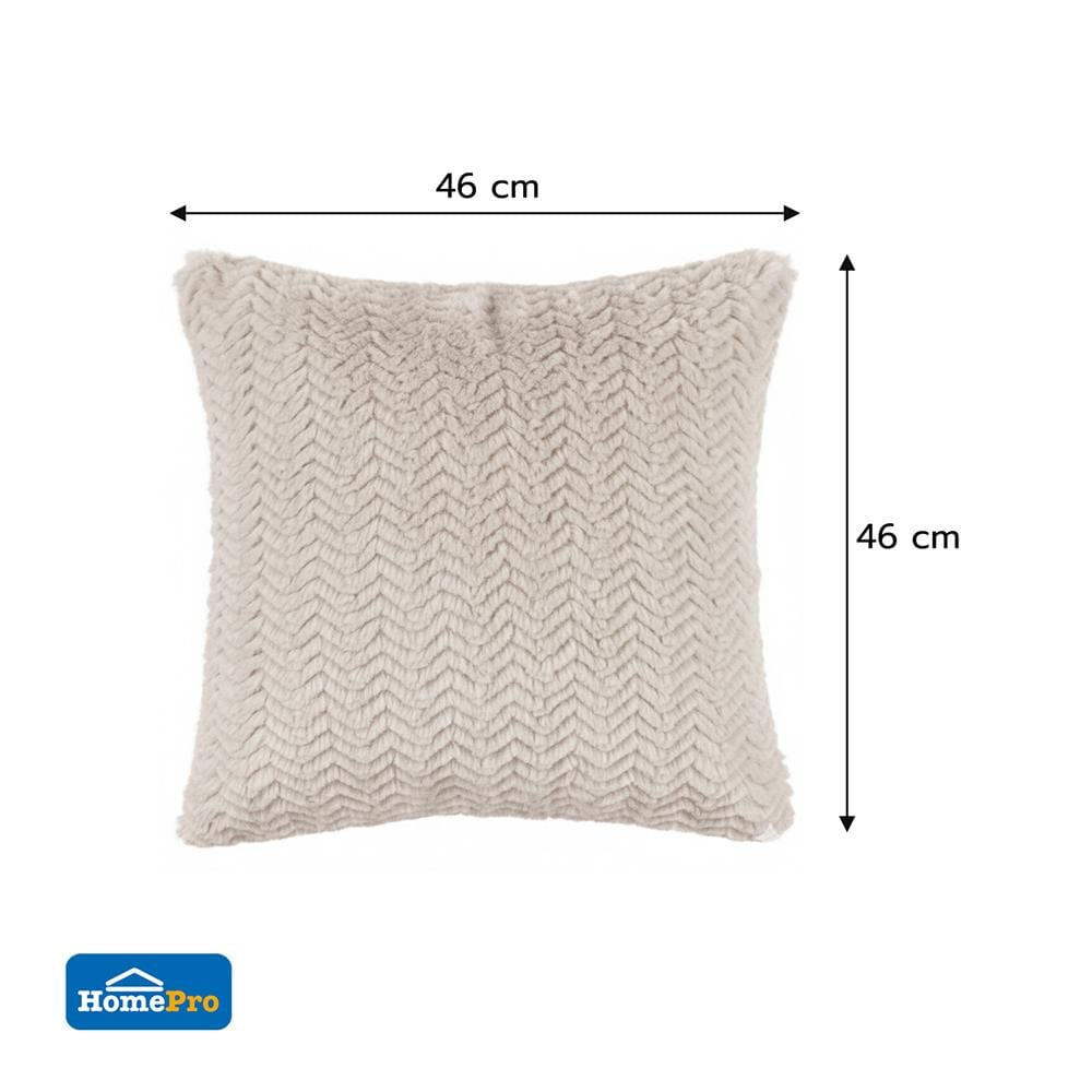ปลอกหมอนอิง HOME LIVING STYLE GRIFF 18x18 นิ้ว สีน้ำตาล
