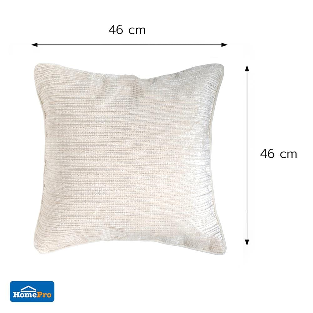 ปลอกหมอนอิง HOME LIVING STYLE GAIL 18x18 นิ้ว สีครีม