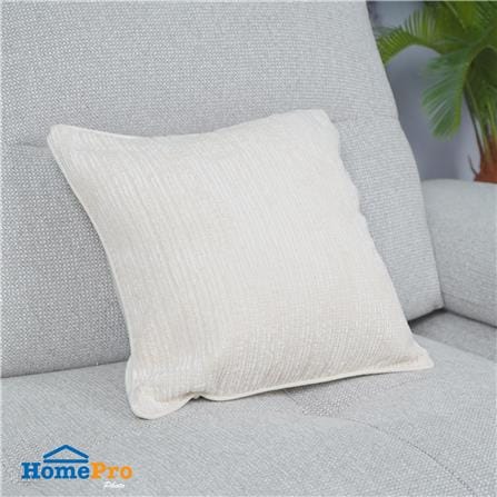 ปลอกหมอนอิง HOME LIVING STYLE GAIL 18x18 นิ้ว สีครีม_4