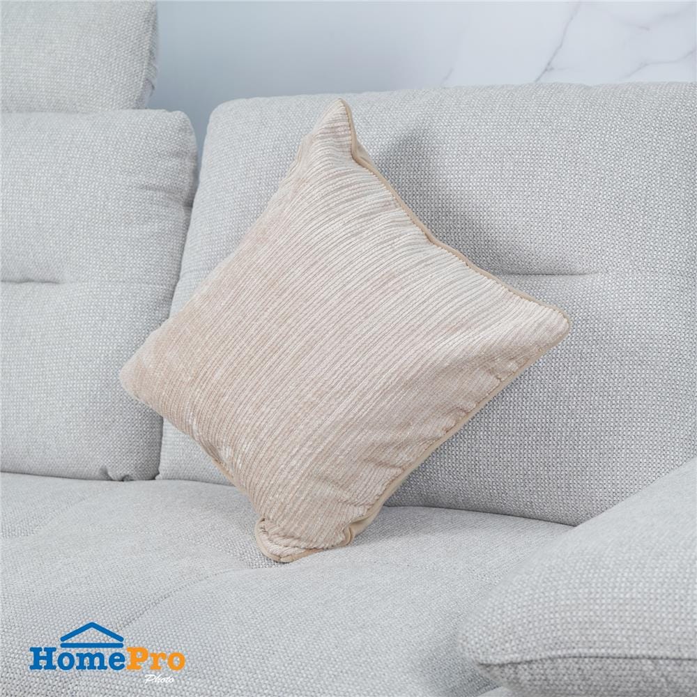 ปลอกหมอนอิง HOME LIVING STYLE GAIL 18x18 นิ้ว สีน้ำตาล