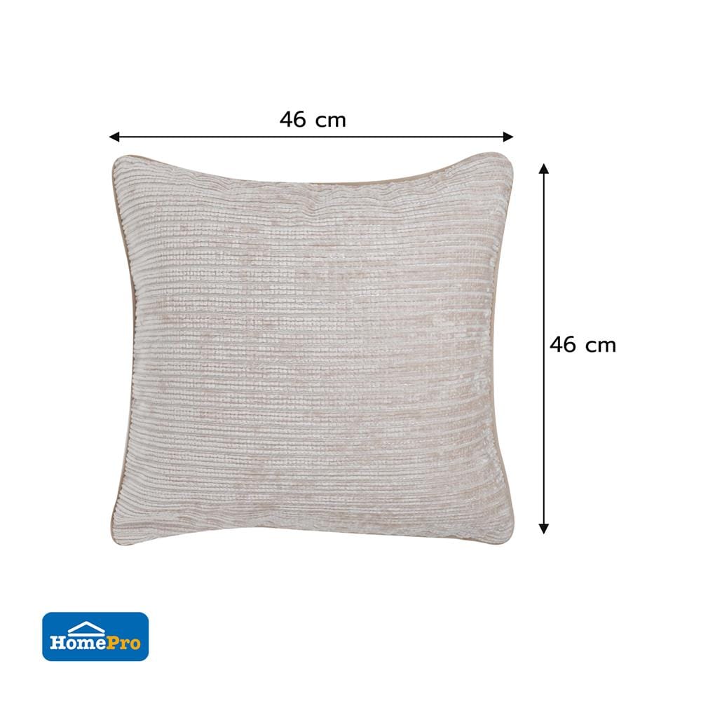 ปลอกหมอนอิง HOME LIVING STYLE GAIL 18x18 นิ้ว สีน้ำตาล