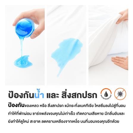 ผ้าปูที่นอน 6 ฟุต ERGOTREND สีขาว_7