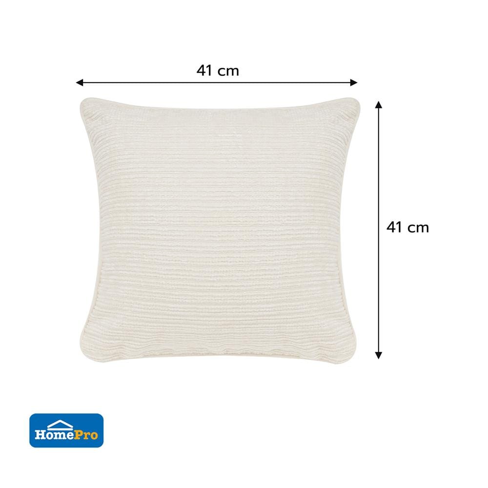 ปลอกหมอนอิง HOME LIVING STYLE GAIL 16x16 นิ้ว สีครีม