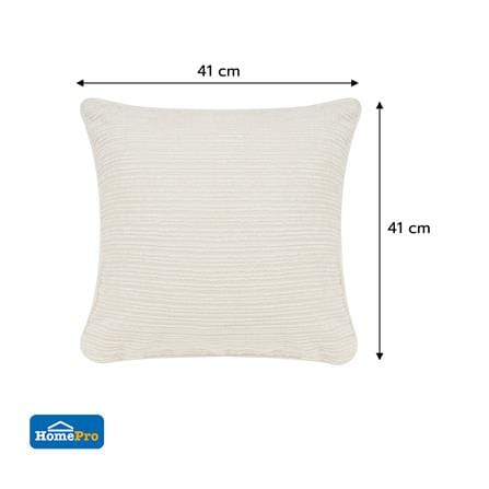 ปลอกหมอนอิง HOME LIVING STYLE GAIL 16x16 นิ้ว สีครีม_6