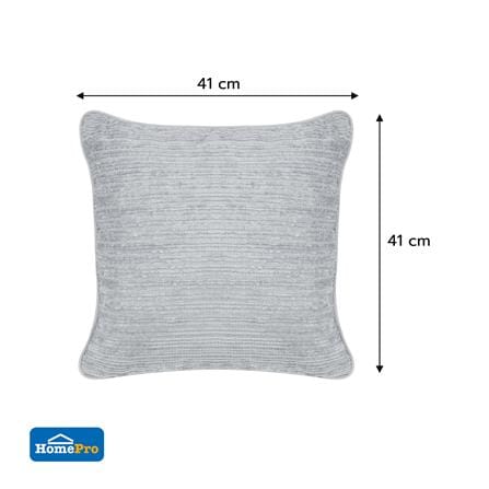 ปลอกหมอนอิง HOME LIVING STYLE GAIL 16x16 นิ้ว สีเทา_6