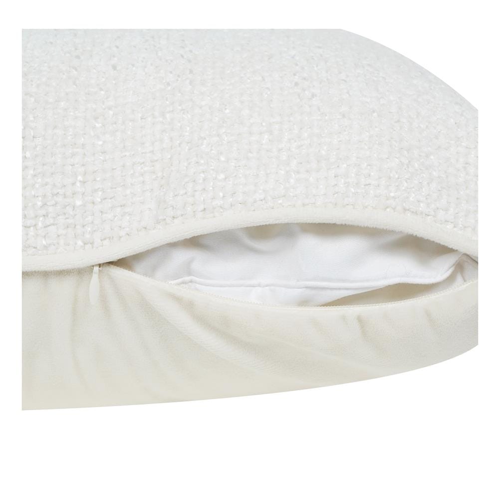 ปลอกหมอนอิง HOME LIVING STYLE GUY 18x18 นิ้ว สีครีม