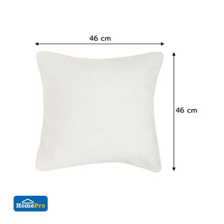 ปลอกหมอนอิง HOME LIVING STYLE GUY 18x18 นิ้ว สีครีม_6
