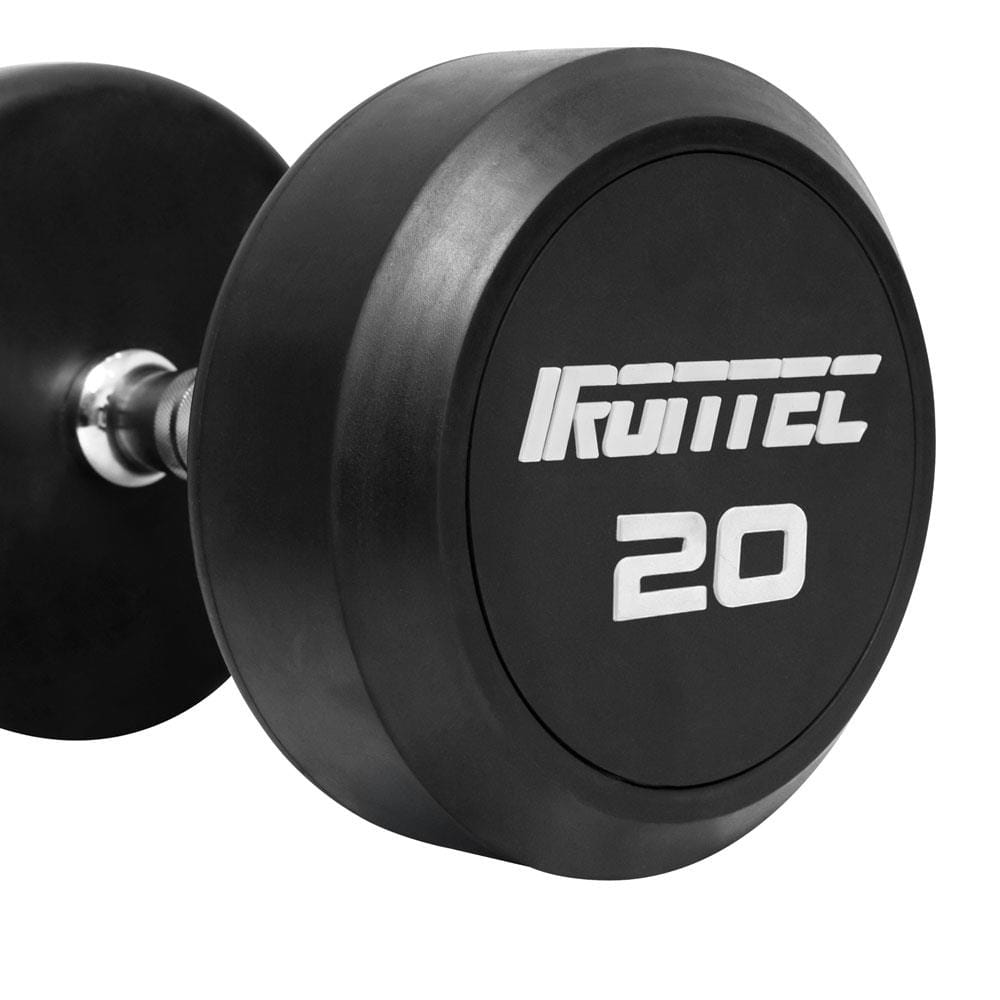 ดัมเบลกลมหุ้มยาง IRONTEC 20 กก. (แพ็ก 2 ชิ้น)