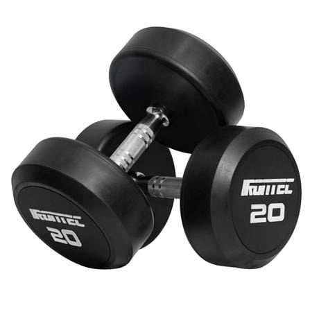 ดัมเบลกลมหุ้มยาง IRONTEC 20 กก. (แพ็ก 2 ชิ้น)_1
