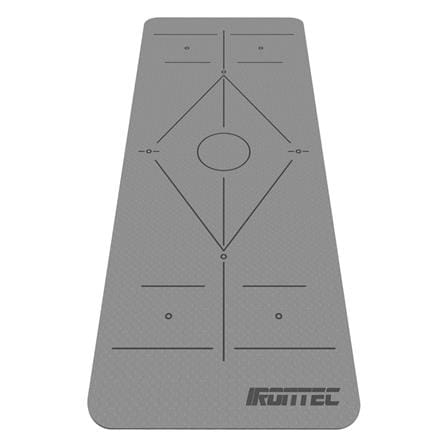 เสื่อโยคะ IRONTEC TPE 183x61 ซม. สีเทา_2