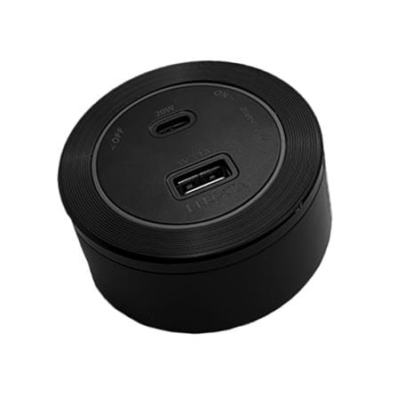 เต้ารับไร้สาย ELECKTA 1 USB-A + 1 USB TYPE-C 20 วัตต์ สีดำ_1
