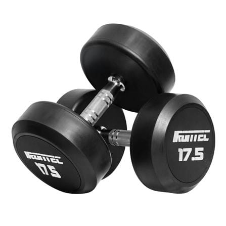 ดัมเบลกลมหุ้มยาง IRONTEC 17.5 กก. (แพ็ก 2 ชิ้น)_1