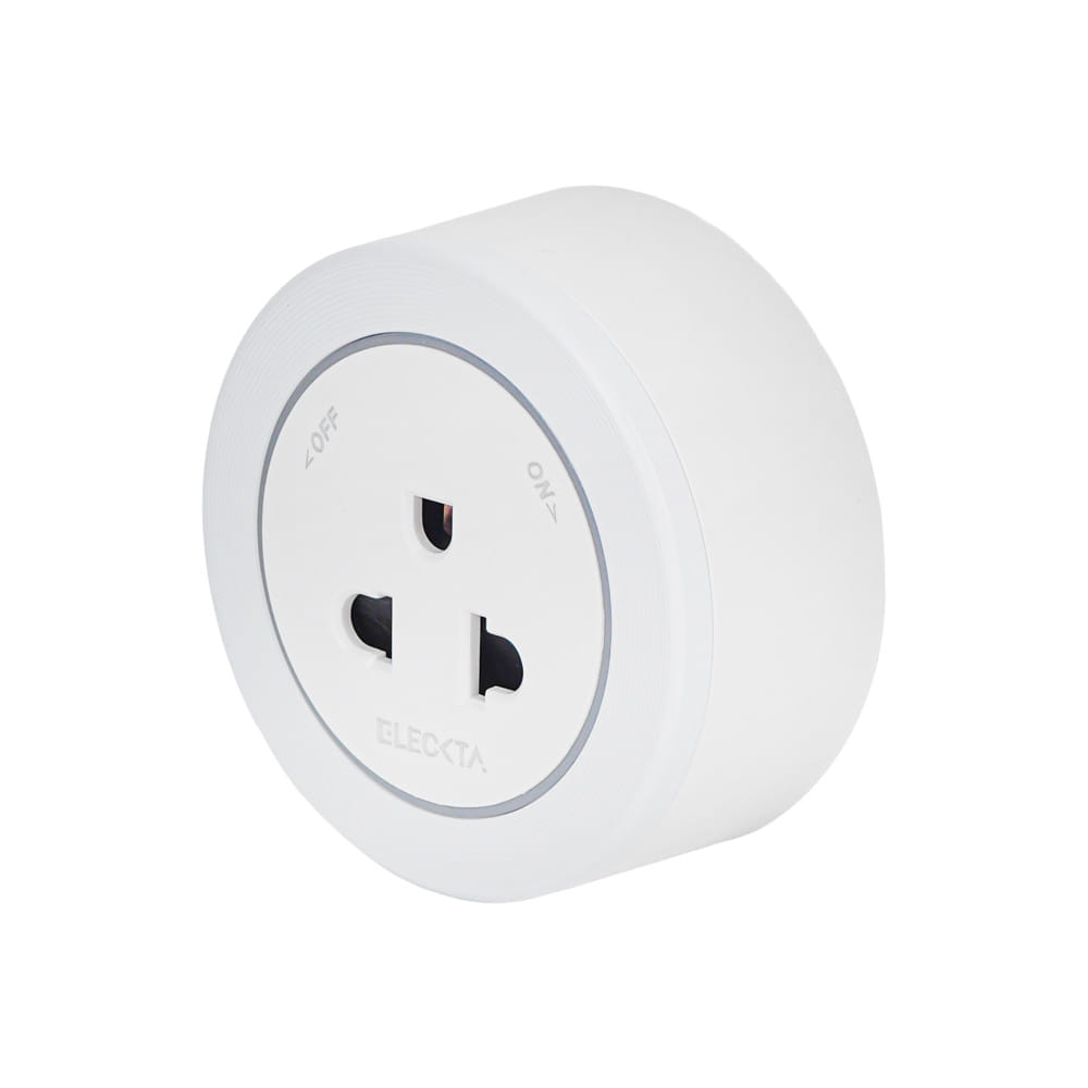 เต้ารับไร้สาย 3 ตา ELECKTA SP-07 สีขาว
