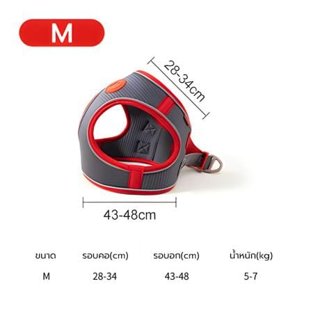 สายจูง PETSTAR PSRY0071 SIZE M สีเทา_5