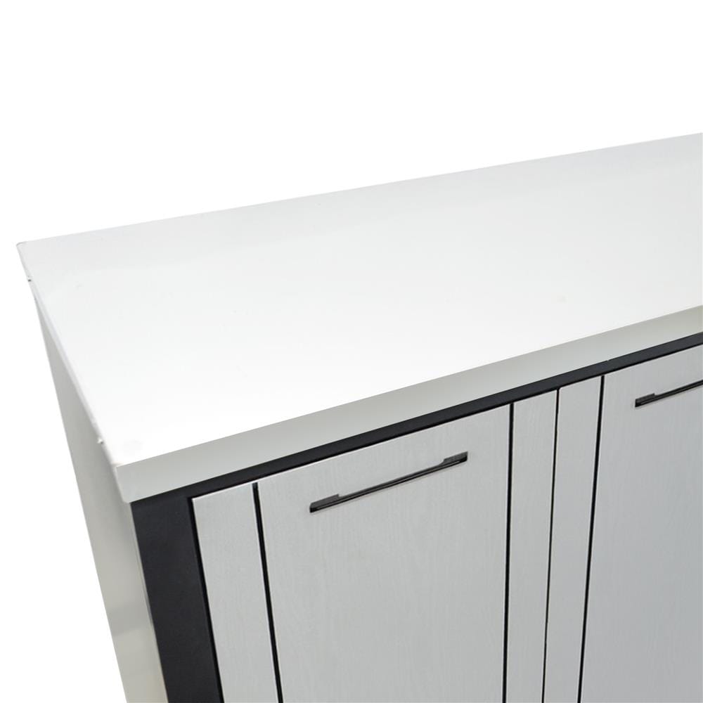 ตู้ตั้งพื้น ท็อปเรียบ CABIN HARVIN 120x85x50 ซม. สีเทา