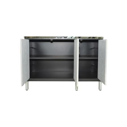 ตู้ตั้งพื้น ท็อปเรียบ CABIN HARVIN 120x85x50 ซม. สีเทา_3