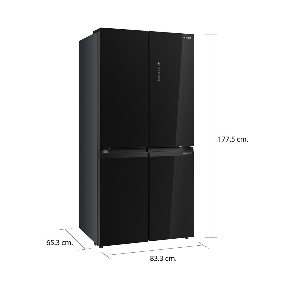 ตู้เย็น MULTIDOOR TOSHIBA GR-RF611WI-PGTH 16.7 คิว กระจกดำ