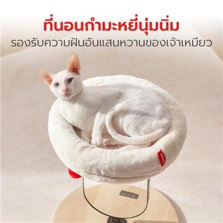 เบาะรองนั่ง PETSTAR PSTA0171 สีน้ำตาล/ขาว_2