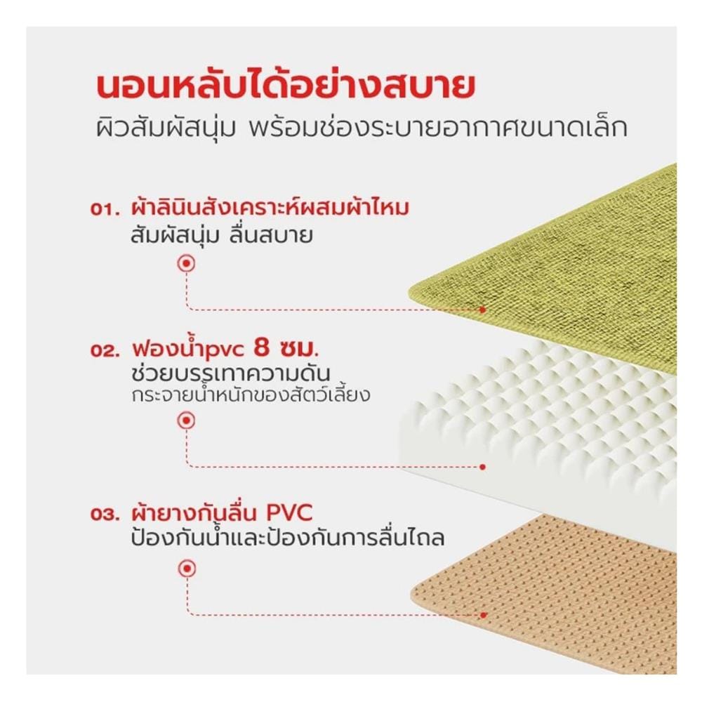 เบาะรองนั่ง PETSTAR ไซส์ XL สีเขียว