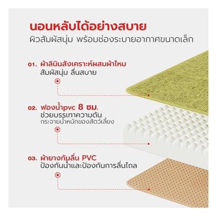 เบาะรองนั่ง PETSTAR ไซซ์ M สีเขียว_4