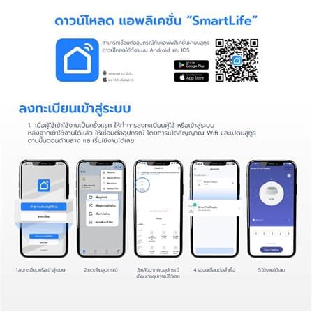 เครื่องให้อาหารสัตว์เลี้ยง PETSTAR SRQ0171_7
