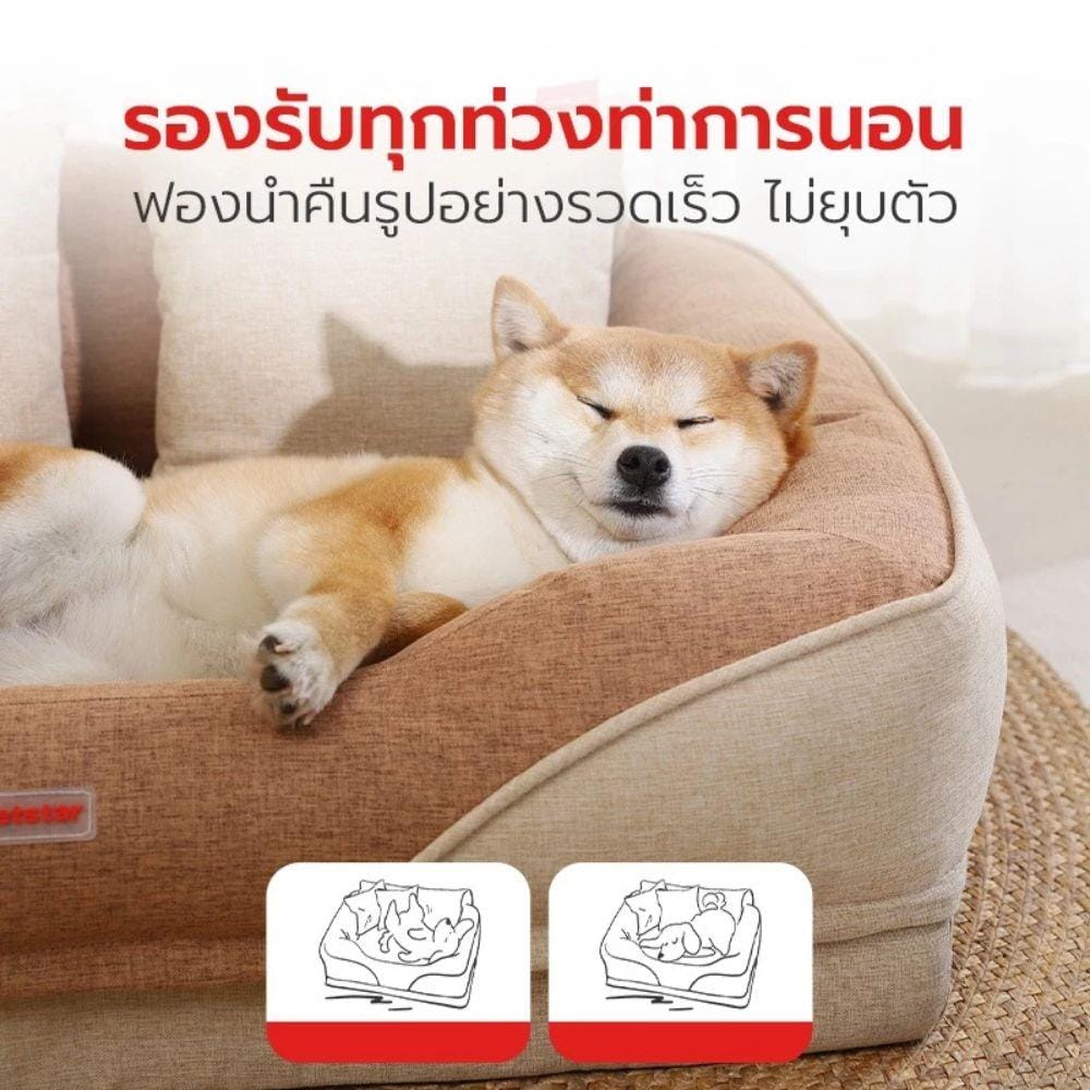 เบาะรองนั่ง PETSTAR ไซซ์ S สีเขียว