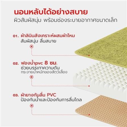 เบาะรองนั่ง PETSTAR ไซซ์ S สีเขียว_4