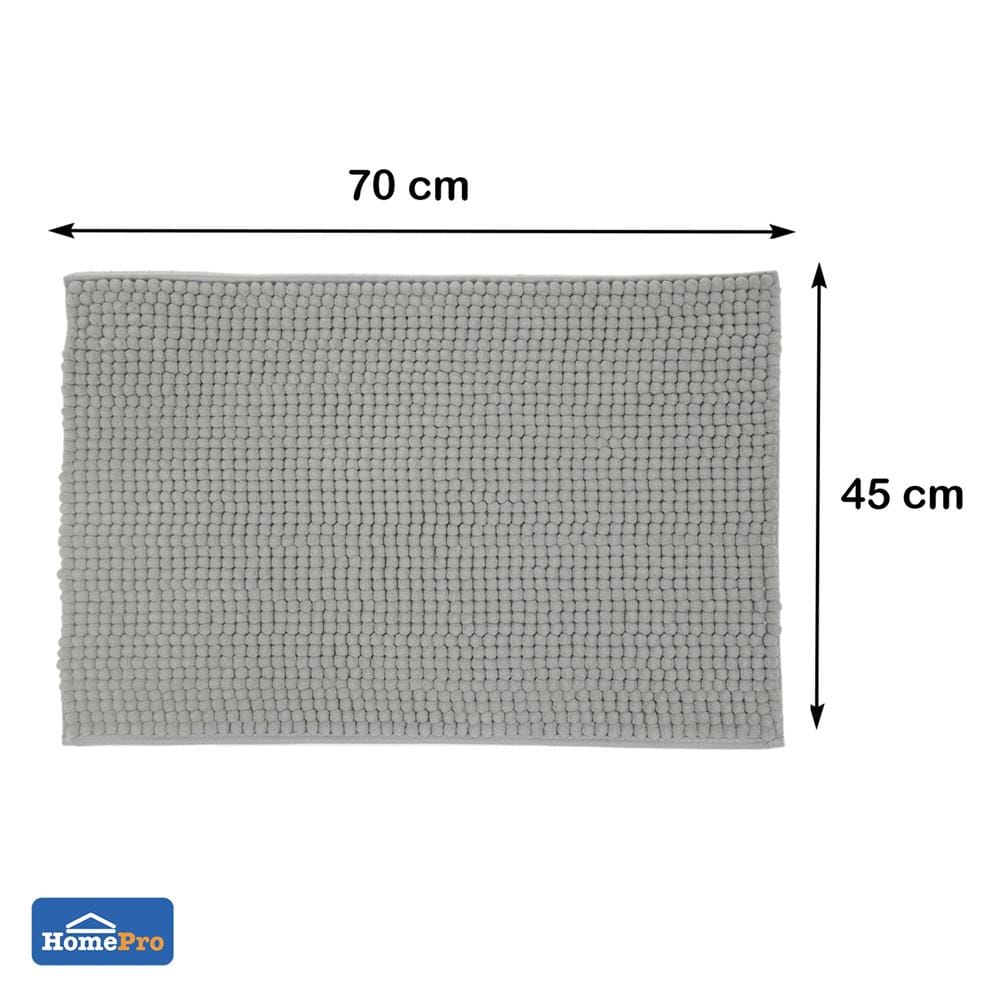 พรม HOME LIVING STYLE PUFFY 45x70 ซม. สีเทา