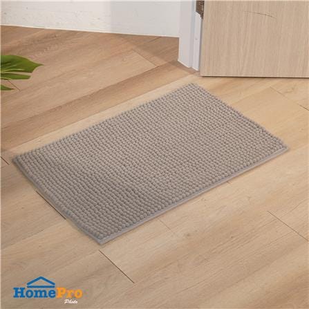 พรม HOME LIVING STYLE PUFFY 45x70 ซม. สีเทา_4