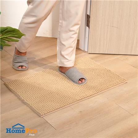 พรม HOME LIVING STYLE PUFFY 45x70 ซม. สีครีม_5
