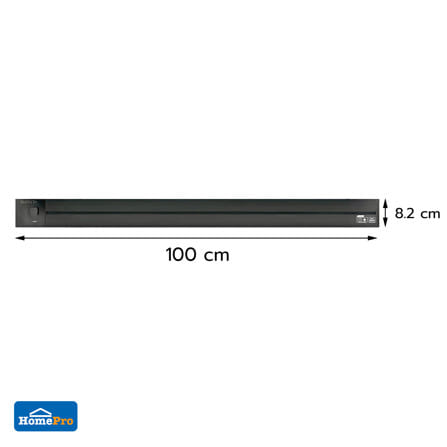 รางปลั๊กไฟแบบเลื่อนได้ ELECKTA K1-100 100 ซม. สีดำ_7
