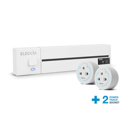 รางปลั๊กไฟแบบเลื่อนได้ พร้อมเต้ารับ 2 ตัว ELECKTA ...