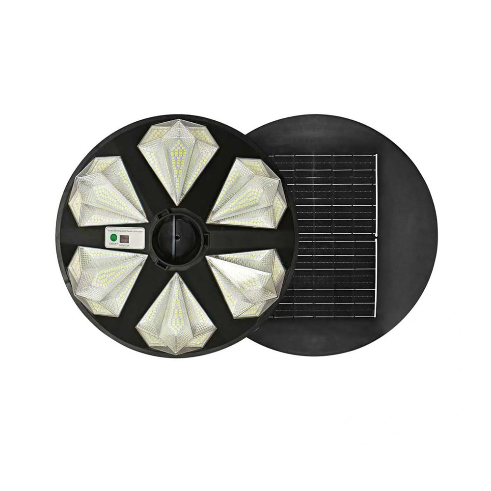 ไฟสนาม SOLAR CARINI ECOLIGHT 1400 วัตต์ DAYLIGHT สีดำ