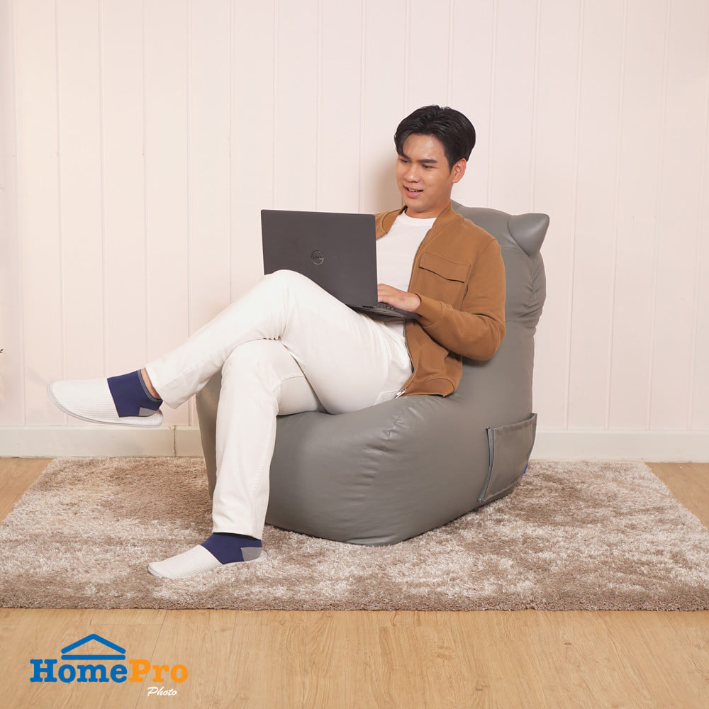 เบาะรองนั่ง SNAZZ BRISTISH 25x34 นิ้ว สีเทา