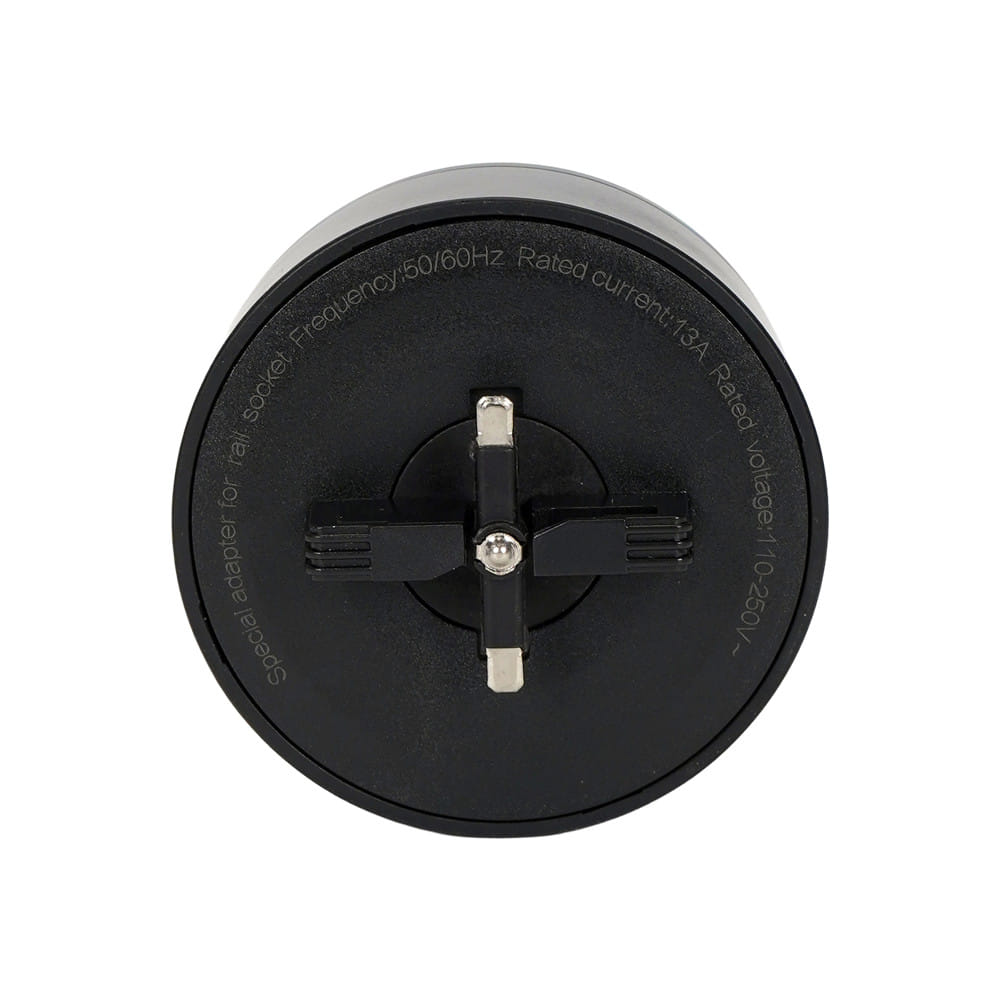 เต้ารับไร้สาย 3 ตา ELECKTA SP-06 สีดำ