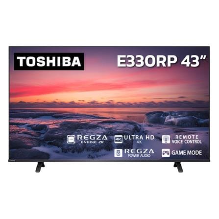 ทีวีแอลอีดี 43 นิ้ว TOSHIBA (4K, LED, VIDAA) 43E330RP_0