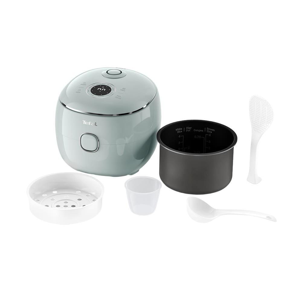 หม้อหุงข้าว DIGITAL TEFAL RK5354T0 0.7 ลิตร สีเขียว