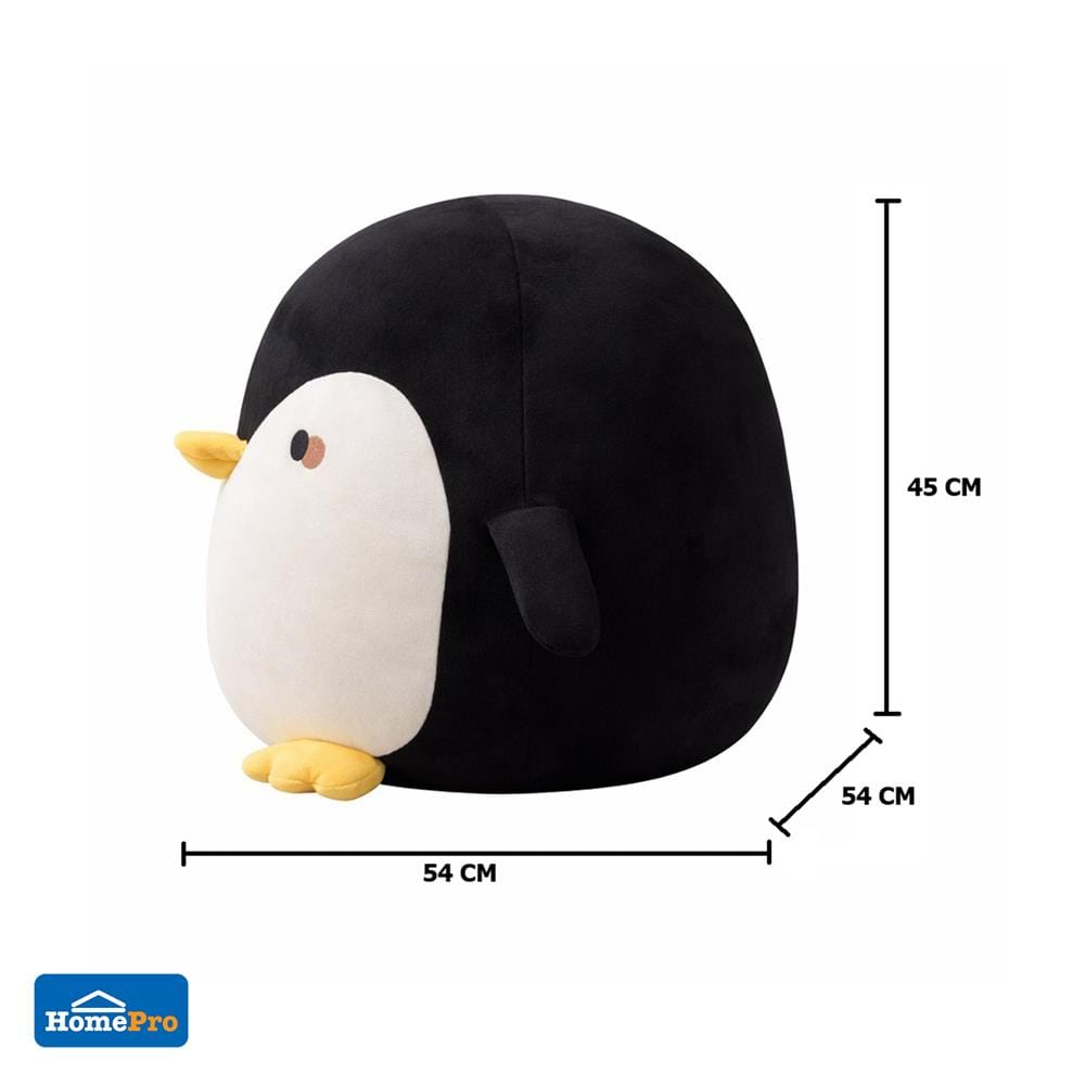 สตูล ME LIVING PUFFY PENGUIN สีขาว/ดำ