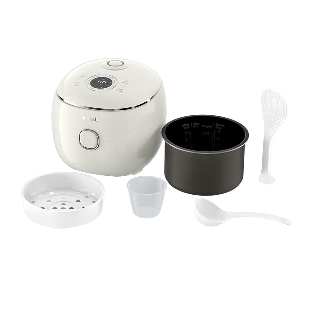 หม้อหุงข้าว DIGITAL TEFAL RK535AT0 0.7 ลิตร สีขาว