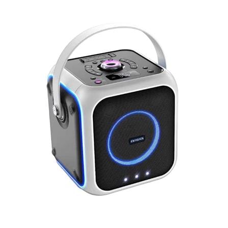 ลำโพงบลูทูธพกพาพร้อมไมค์ AIWA AW-B200K สีขาว_1