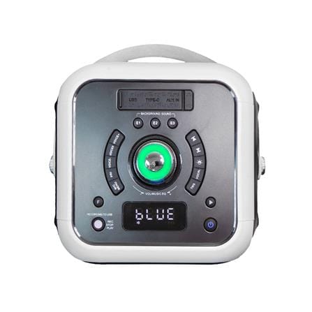 ลำโพงบลูทูธพกพาพร้อมไมค์ AIWA AW-B200K สีขาว_2