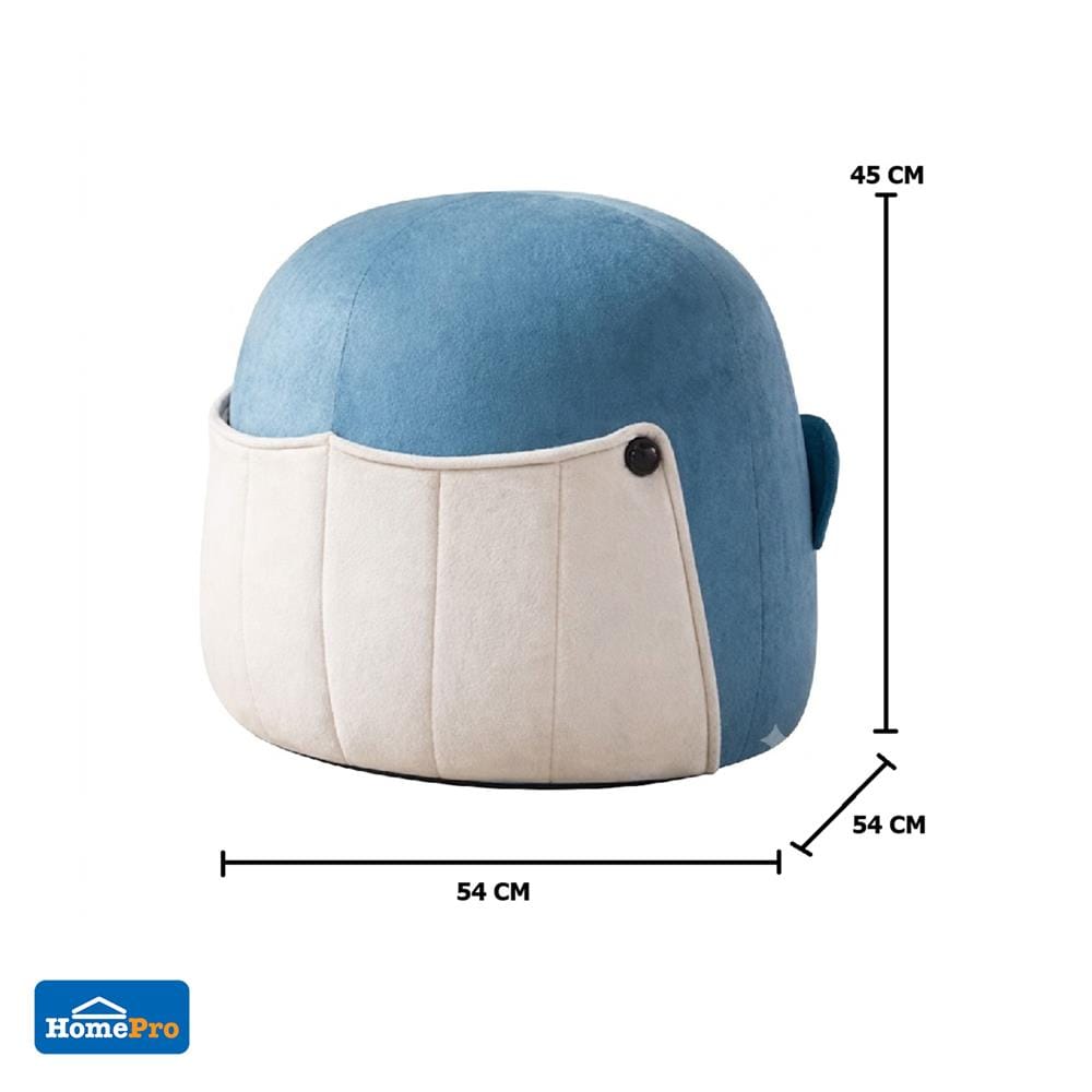 สตูล ME LIVING PUFFY WHALE สีฟ้า