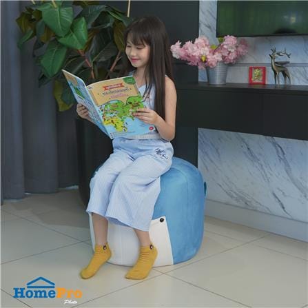 สตูล ME LIVING PUFFY WHALE สีฟ้า_4