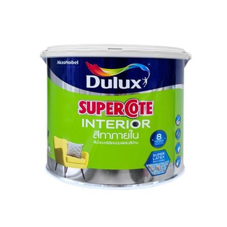 สีน้ำทาภายใน ชนิดด้าน DULUX SUPERCOTE BASE A สีขาว 3 ลิตร_0