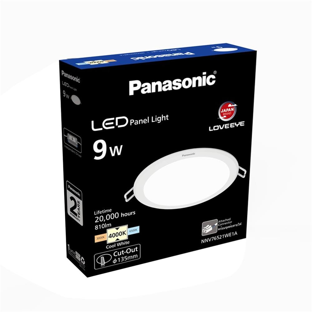 ดาวน์ไลท์ LED PANASONIC NNV76521WE1A 5 นิ้ว 9 วัตต์ COOL WHITE สีขาว