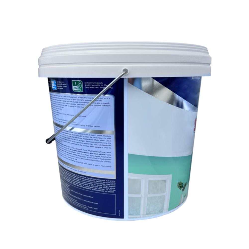 สีน้ำทาฝ้า ชนิดด้าน DULUX SUPERCOAT สีขาวควัน 15 ลิตร