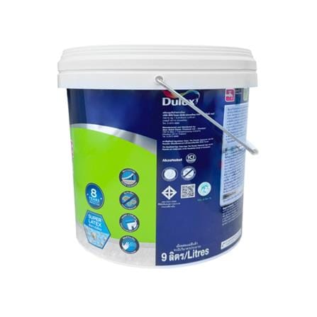 สีน้ำทาภายใน ชนิดด้าน DULUX SUPERCOTE BASE E สีขาว 9 ลิตร_1