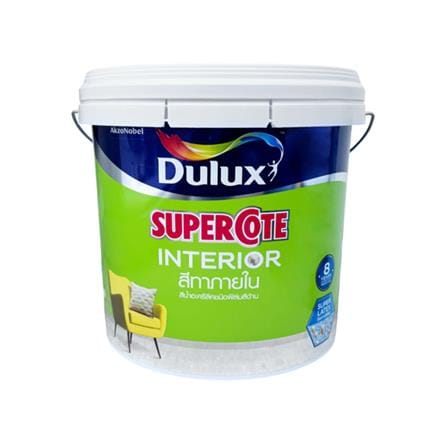 สีน้ำทาภายใน ชนิดด้าน DULUX SUPERCOTE BASE A สีขาว 9 ลิตร_0